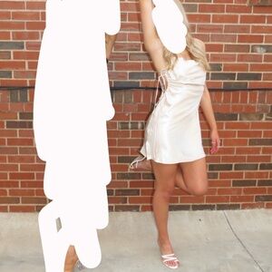 Semiformal Gold Mini Dress